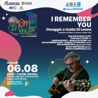 I remember you, omaggio a Guido Di Leone - Notti di stelle, summer edition