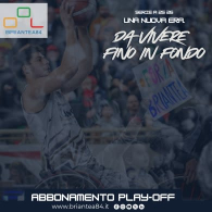 ABBONAMENTO BRIANTEA84 - PLAYOFF CAMPIONATO SERIE A FIPIC 2025/26