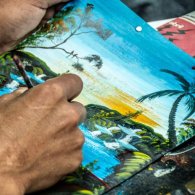 Slow art: cartoline dal mondo, laboratorio di pittura