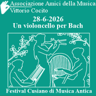 UN VIOLONCELLO PER BACJ, Intermezzi di Mezzodì - Festival Cusiano