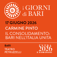 TERZO MOVIMENTO | CARMINE PINTO - IL CONSOLIDAMENTO: BARI NELL’ITALIA UNITA, I Giorni di Bari - Ciclo di Conferenze in Quattro Movimenti