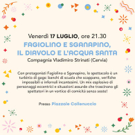 FAGIOLINO E SGANAPINO, IL DIAVOLO E L'ACQUA SANTA