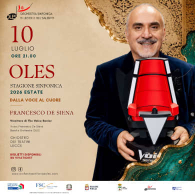 FRANCESCO DE SIENA - DALLA VOCE AL CUORE, OLES - Stagione Sinfonica 2026 | Estate