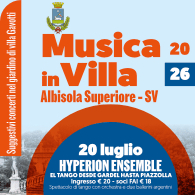 HYPERION ENSEMBLE, Musica in Villa 2026