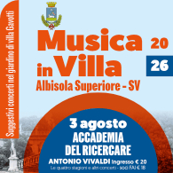 ACCADEMIA DEL RICERCARE, Musica in Villa 2026