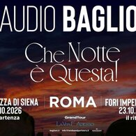 Claudio Baglioni in concerto a Piazza Loggia, Brescia
