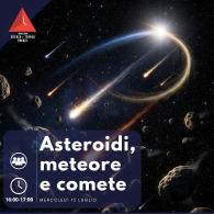 ASTEROIDI, METEORE E COMETE, Il Cielo del Mese