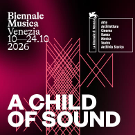 CERIMONIA DI CONSEGNA LEONE D'ORO ALLA CARRIERA A BANGARRA DANCE THEATRE, Biennale Musica 2026 - A child of sound