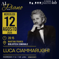 LUCA CIAMMARUGHI, Piano Lab 2026 - 10^ Ed.