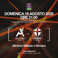 COPPA ITALIA 2026/2027 - ALCIONE - NOVARA