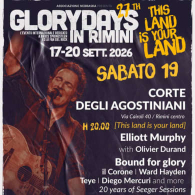 GLORY DAYS IN RIMINI: THIS LAND IS YOUR LAND (BRUCE SPRINGSTEEN EVENT)