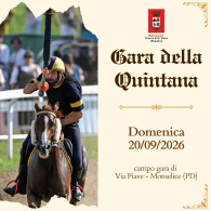 GIOSTRA DELLA QUINTANA: GARA EQUESTRE DI ABILITÀ E DESTREZZA AD ANELLO