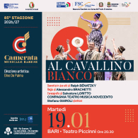 AL CAVALLINO BIANCO, Camerata Musicale Barese - 85ima stagione 2026/2027