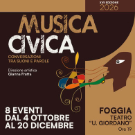 CONVERSAZIONI TRA SUONI E PAROLE, Musica Civica 2026 - XVII Ed.