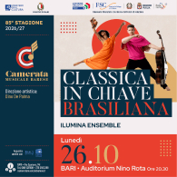 CLASSICA IN CHIAVE BRASILIANA, Camerata Musicale Barese - 85ima stagione 2026/2027