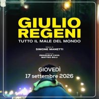 GIULIO REGENI - TUTTO IL MALE DEL MONDO