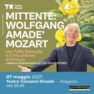 Mittente: Wolfgang Amadé Mozart, al Teatro Rinaldi di Reggio Emilia