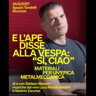 STEFANO MASSINI - E L'APE DISSE ALLA VESPA: ‘SÌ, CIAO’ (MATERIALI PER UN'EPICA METALMECCANICA)