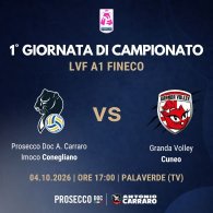 PROSECCO DOC A. CARRARO IMOCO CONEGLIANO VS GRANDA VOLLEY CUNEO